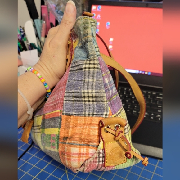 Dooney & Bourke Multicolor Patchwork Tote Preloved - Picture 5 of 16